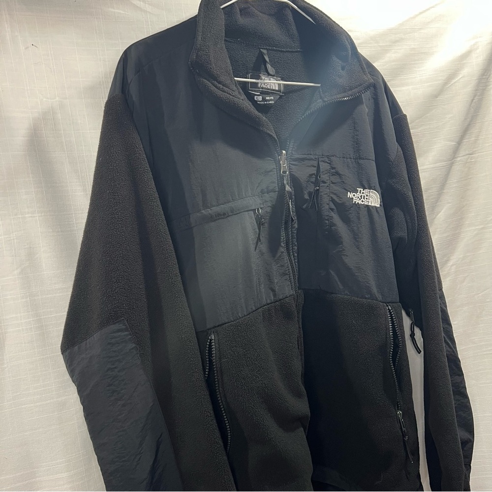 The North Face Denali Fleece Jacket Men’s L – Black – Full Zip – Classic Style - Picture 8 of 8